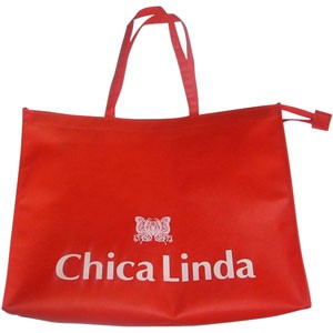 recycled imprinted non woven zipper bags