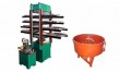 Rubber tiles vulcanizing machine