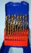 19PCS HSS Straight Shank Twist Drill Bit