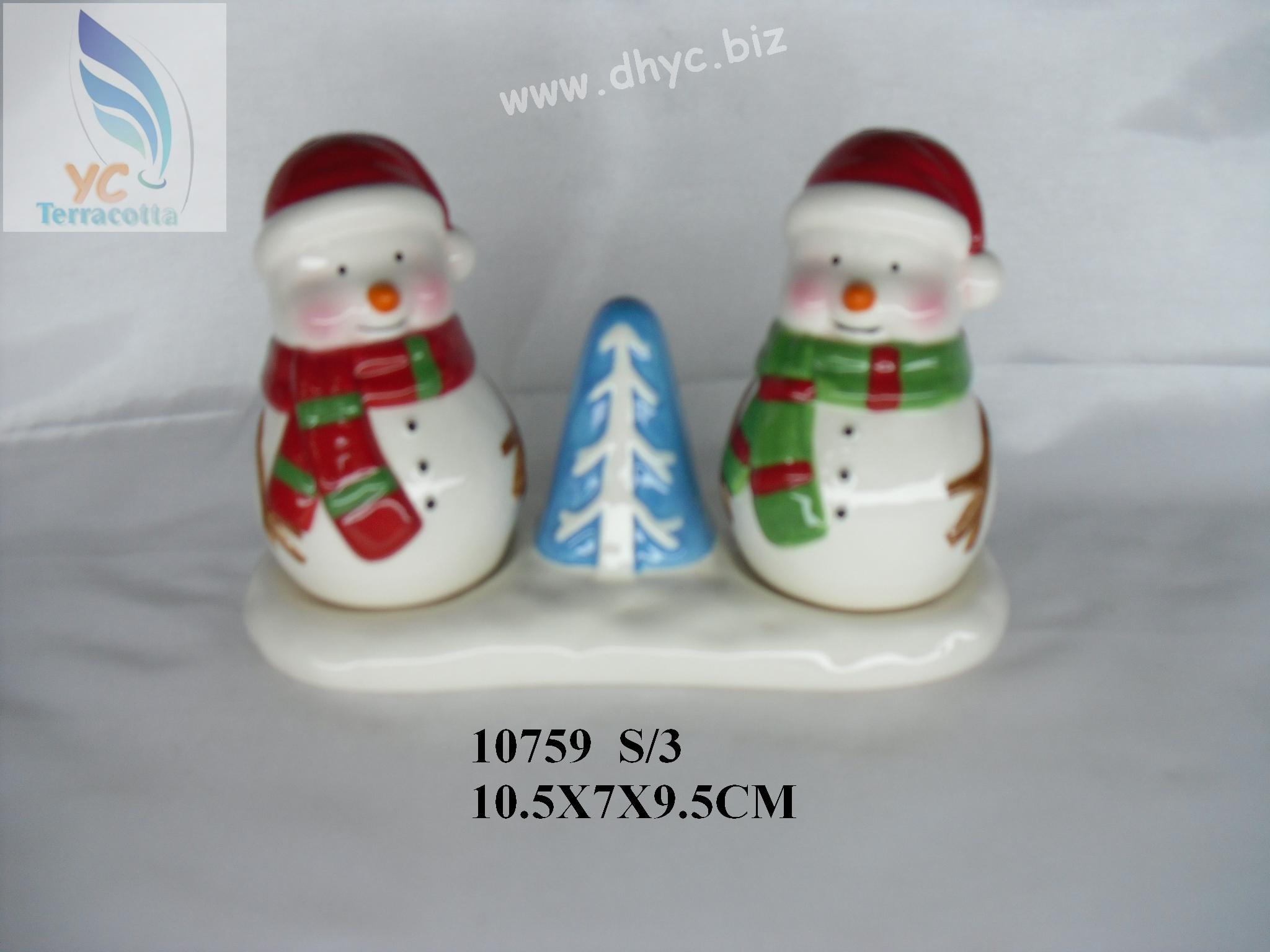 snowman salt and pepper shaker