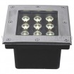 9w square led underground light