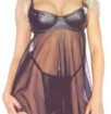 Factory price sexy gauze lingerie set