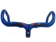 Carbon bike blue handlebar EHR