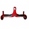 Carbon bike red handlebar EHR