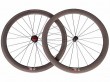 60mm clincher carbon road wheels with point resin