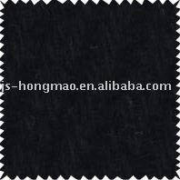 BLACK TWILL WOOL FABRIC 