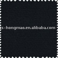 BLACK WOOL FABRIC 