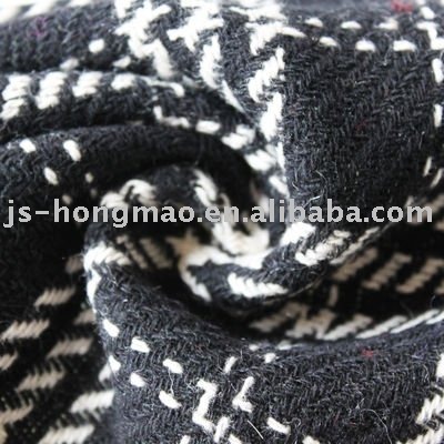 Checked Wool Fabric For Spring/Fall Overcoat/Blank