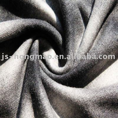 Checked Wool Woven Fabric 