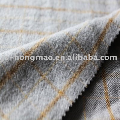 Jacquard Tweed Wool Woven Fabric 