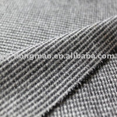 Jacquard Wool Woven Fabric for Dress 