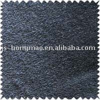 Navy Wool Overcoating Garment Fabric 