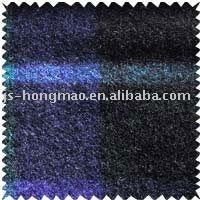 Plaid Wool Garment Woven Fabric 