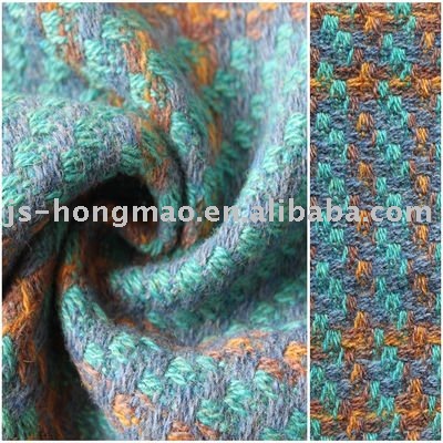 Wool Blended Tweed Fabric For Fall/Winter Overcoat