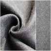 Dark Grey Wool Twill Fabric 