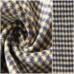 Yellow Plaid Wool Fabric 