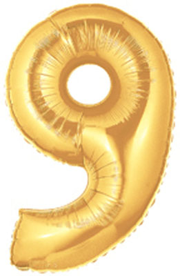 14inch Number Nine Mini Mylar Foil Balloon 