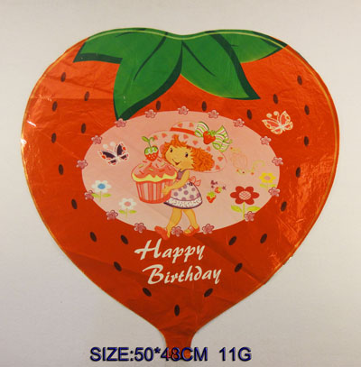 18 Inches heart-shaped mylar balloon