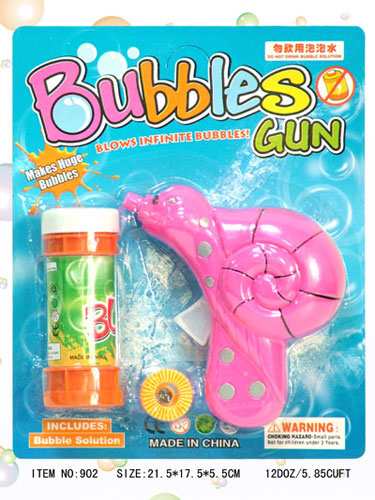 Amused hand-operated Snail Bubble Gun.Plastic bubb