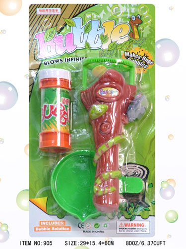 Tree-Head Bubble Gun.Plastic bubble toys,plastic t