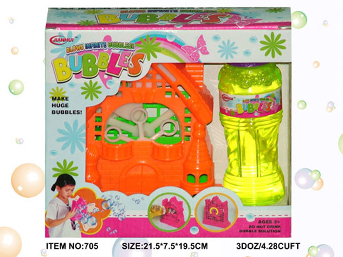 best selling hand-operated bubble house toy