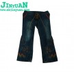 Embroidery childrens long jeans
