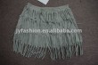 Ladies new fashion mini combed cotton skirt
