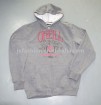 Fahion ZIP Men's grey Fleece Hoodie
