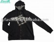 Fleece lined O-neck ;ong sleeve cotton hoodies
