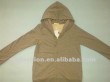 Ladies' autumn style of simple grey sportswear hoodies
