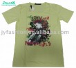 Rubber Printing short sleeve T-shirt
