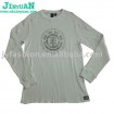 men cotton slub long sleeve t-shirt
