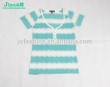 Ladies Jacquard short sleeve T-shirt
