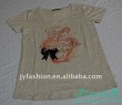 New fashion ladies water printing short sleeve t shirt
