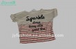 women's letters printing and embroidered short sleeve t shirt

