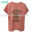 women's short sleeve tshirt with printing letters
