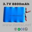 18650 Li-ion battery 3.7V 8800mAh for Solar lights Medical Device