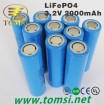 Lifepo4 battery cell 26650 3.2V 2000mAh for electric vehicles
