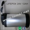 Rechargeable Lifepo4 battery 24V 12AH for E-bike