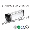 LiFePO4 battery pack 24V 15AH for E-bike E-scooter and E-wheelchair