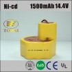Ni-cd sc  1500mah 14.4V rechargeable battery  pack