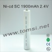 Ni-cd SC 1900mah 2.4V rechargeable battery