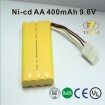 Ni-cd AA 400mah 9.6V rechargeable battery pack for RC toys and Lightings