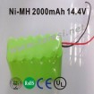 Ni-MH AA 2000mAh 14.4V Rechargeable Battery for vacuum cleaners household appliances