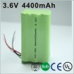 Ni-MH AA 4400mAh 3.6V Rechargeable Battery for Radio communication and tracking equipment