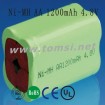 Ni-MH AA 1200mAh 4.8V Rechargeable Battery for Radio communication and tracking equipment