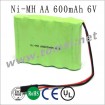 Ni-MH AA 600mAh 6.0V Rechargeable Battery for Remote controls Night lights