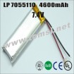 High capacity 7.4V 4600mAh LP7055110 rechargeable battery pack