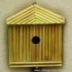 Bamboo Corner Unit Bird House 