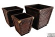 Hand-woven Bamboo Planters